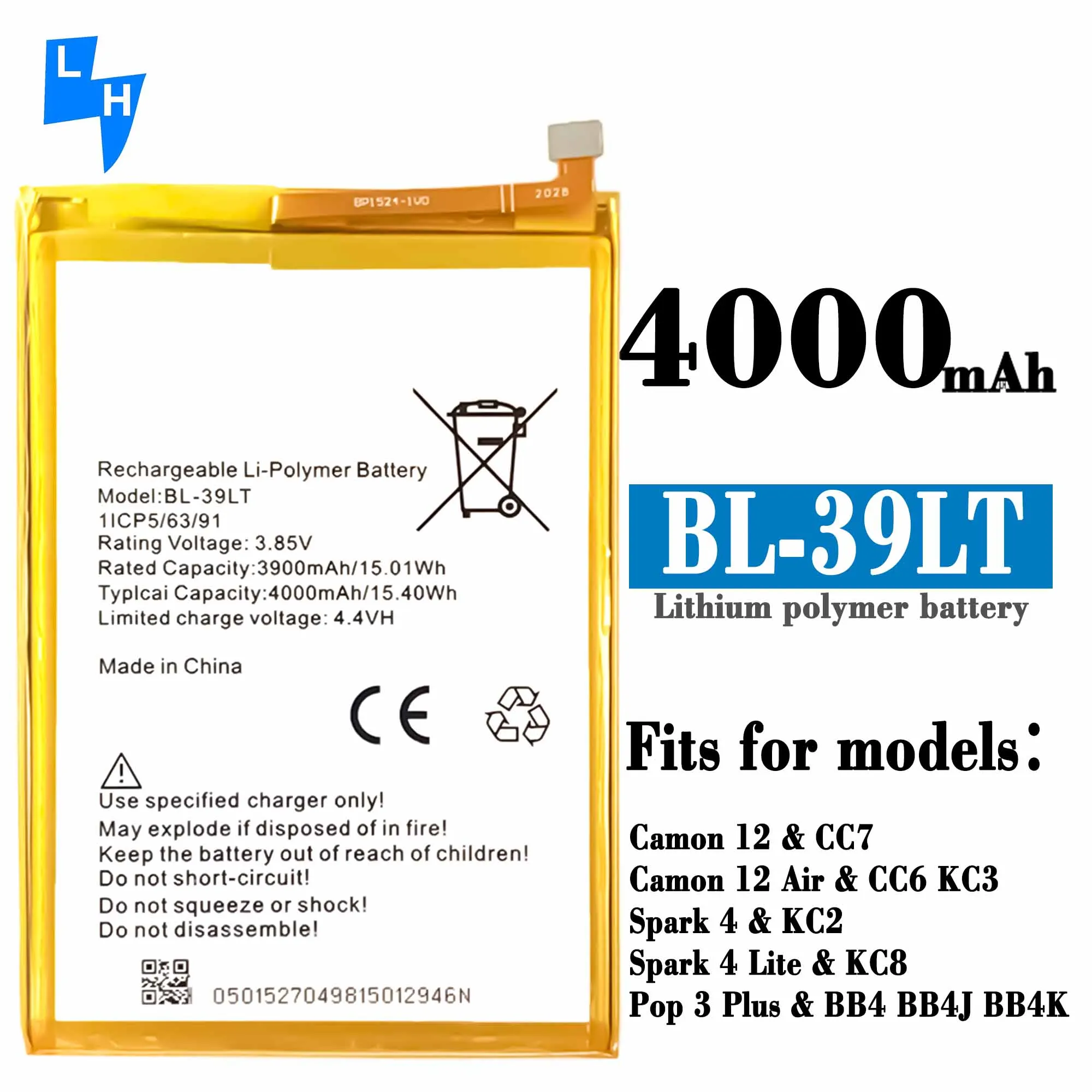 tecno bl39lt battery