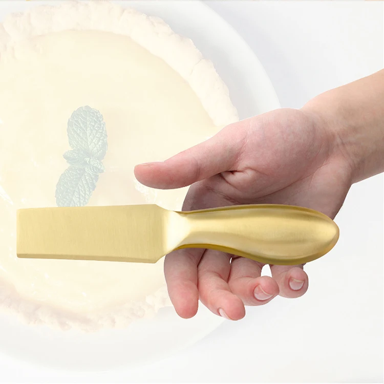 Best Selling Product Mini 4 Pieces Golden Stainless Steel Slicer Cheese Knives Cutting Tool Set  for Kitchen Accessories