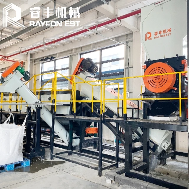Outstanding Quality Dewatering Machine Recycling Equipment Bale Opener Equipped Recycling Line