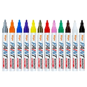 H52 Low-Odor Paint Pen for Tires Waterproof, Color-Fast Furniture & Tile Repair Oil-Based Marker