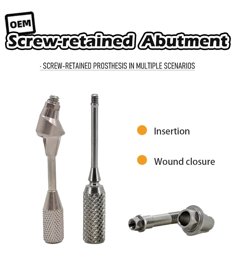 Megagen Bluediamond OEM Multi-unit Straight/Angled Abutment MUA Analog Impression Post Dental Consumables on Sale supplier