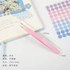 Baby pink pointed tip-tweezers for landscape stickers