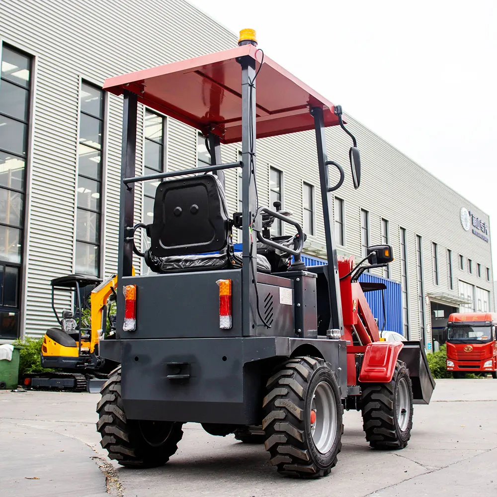 Factory Direct Sale Mini Front Loader Tractor Small Wheel Loader