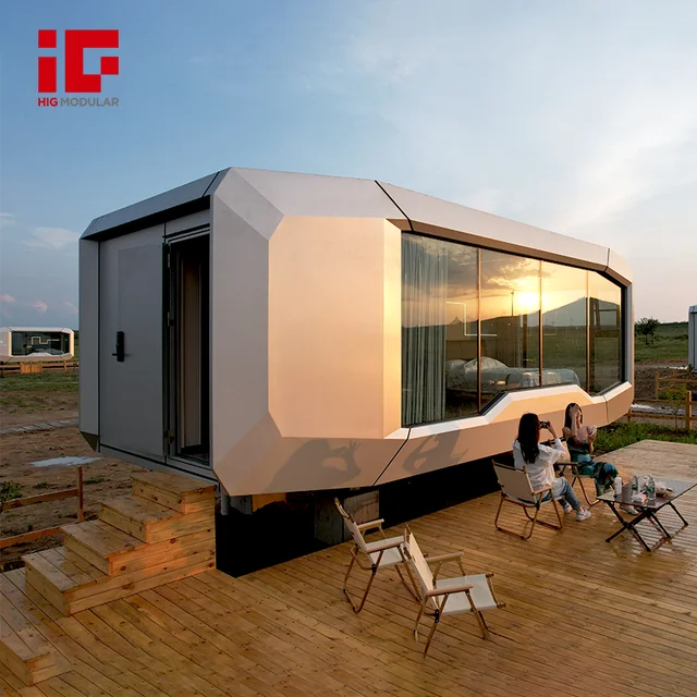 Apple Cabin for Unused Land Modular Casa Garden Home Hotels Resorts Sleeping Container Space Capsule House Villa for Outdoor