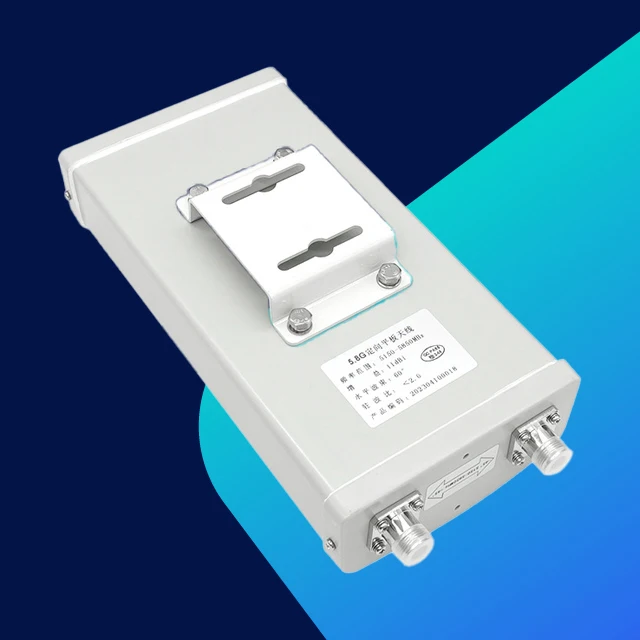 Antenă panel MIMO polarizată dublu 15/17/18/19/19,5 dBi 5 GHz 5150-5850 MHz antenă stație de bază