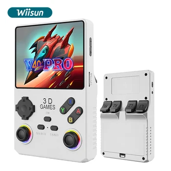 S New V40 Pro Handheld Game Console 3.5 Inch IPS Screen Portable Pocket Players 64GB 30000 S for Children's Gift
