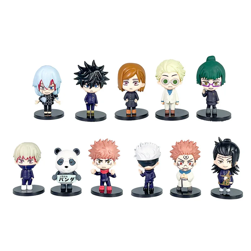 Wholesale 11pcs/set Japan Anime Cute Gojo Satoru Figurines