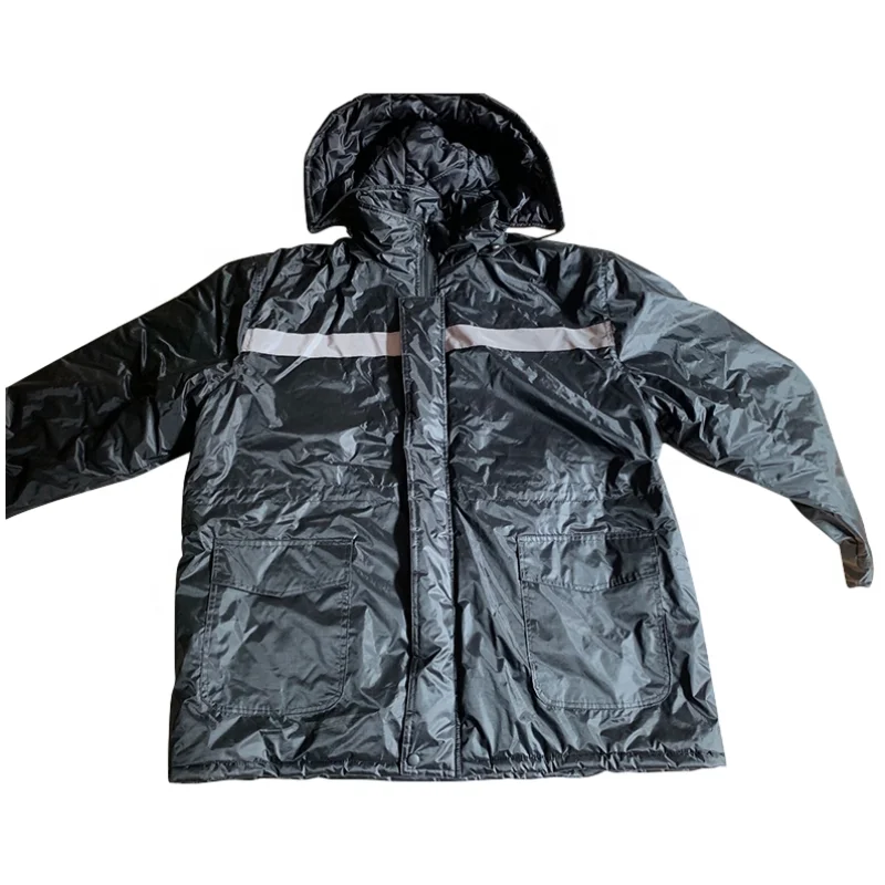 Winter Parka with Hood - Waterproof & Reflective Seaman Coat