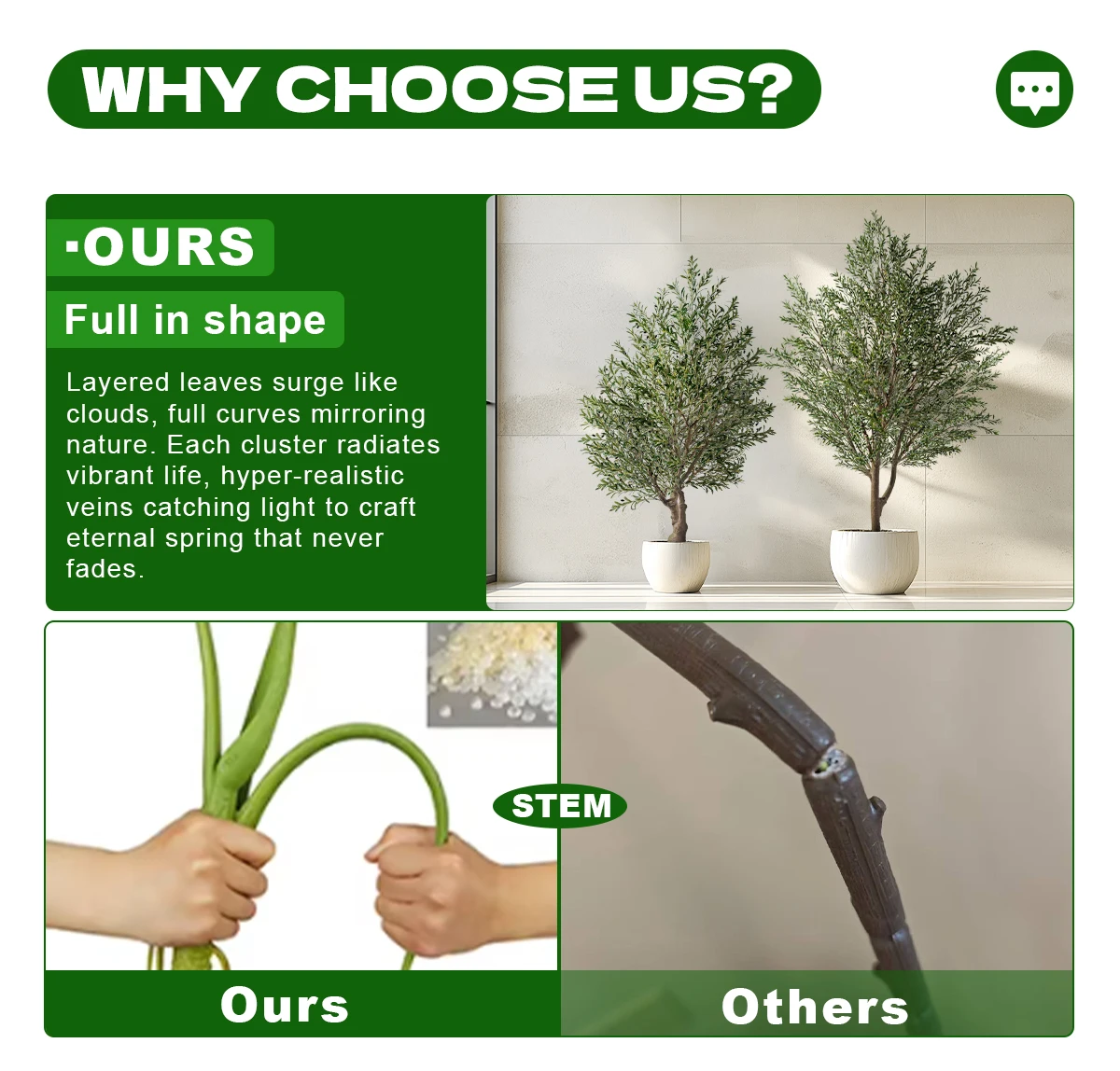 Large tall artificial olive tree faux realistic luxury indoor outdoor home decoration plants  christmas decorative olive tree details