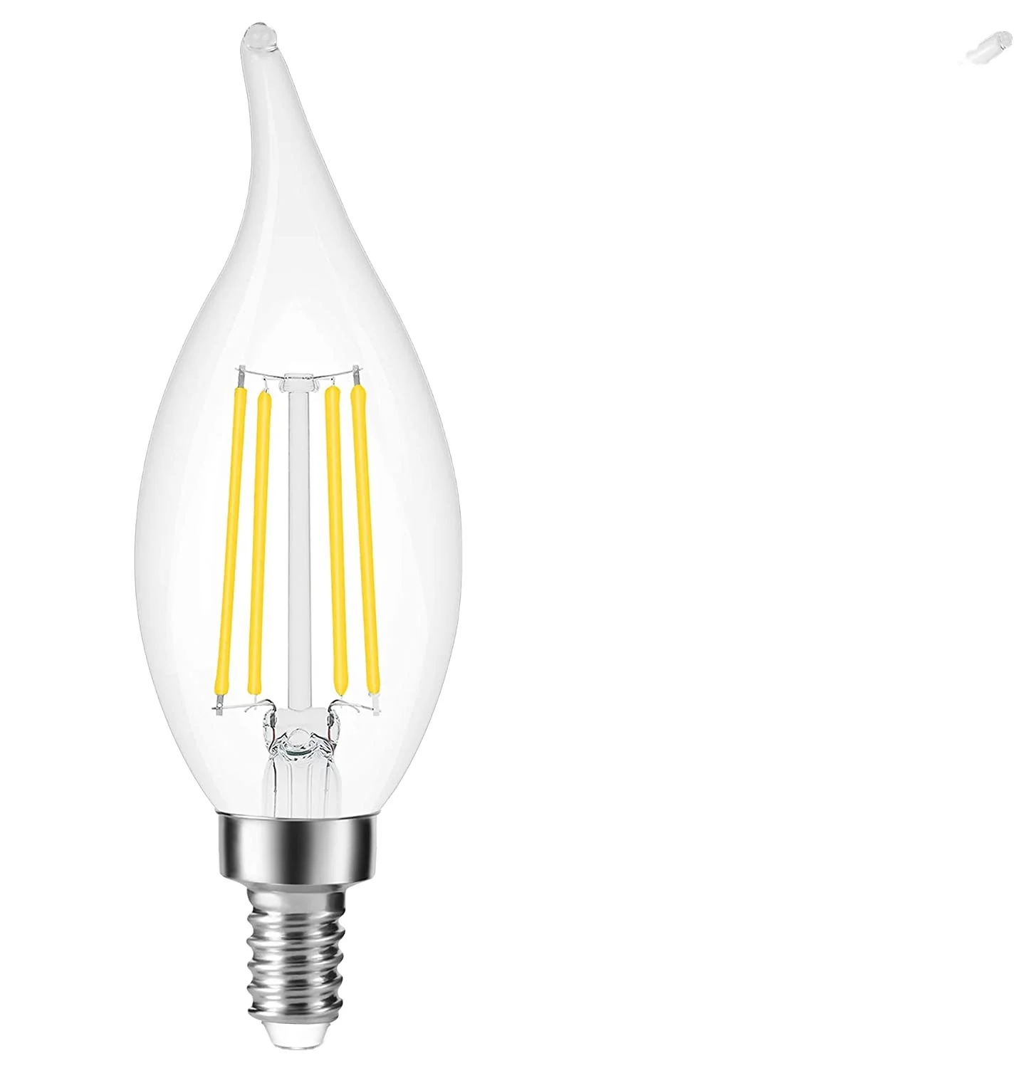E14 220 V 2 W 4 W 6 W LED Bulb C35 Filament Candle Light Cool White 