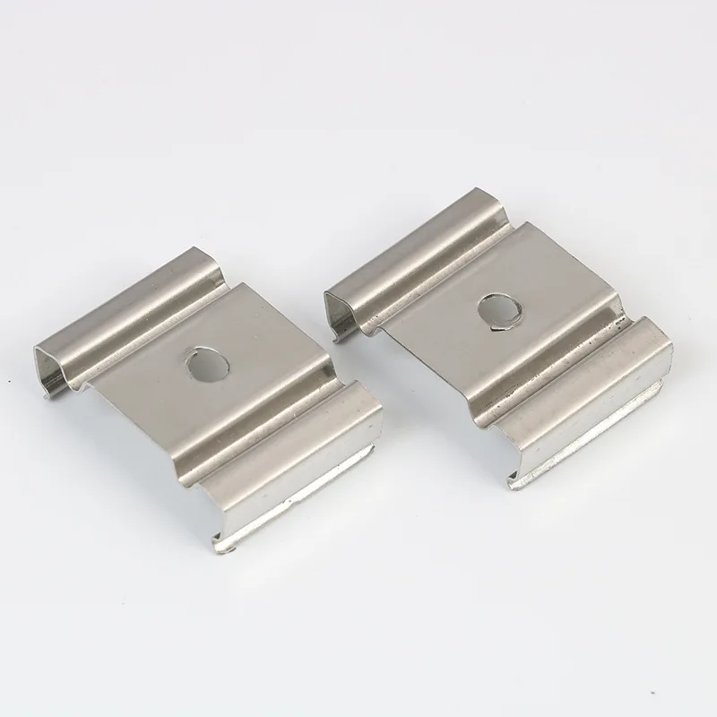 OEM Custom Made Sheet Metal Stamping Spring Clips Stainless Steel for LED Light