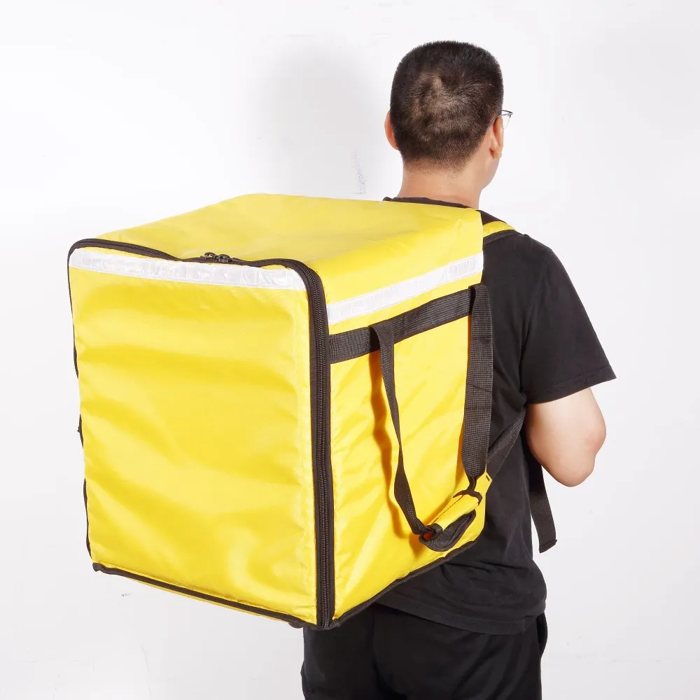 Big waterproof  thermal Insulated Food Delivery Grocery Bag For Catering, Restaurants Delivery Drivers 77L Backpack delivery bag