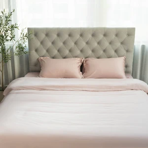 100% Bamboo Fiber Sheet Set Modern Woven Duvet Cover Pillowcase Sheet