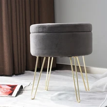 Luxury Lounge Modern Pouf Stool Ottoman New Sale Foot Stool Round Stool