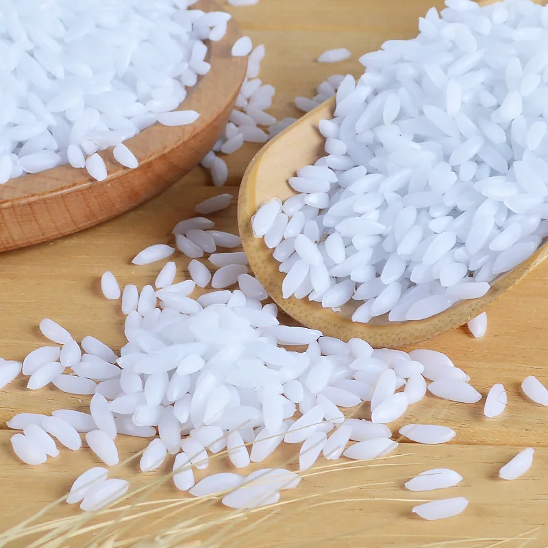 Artificial White Rice Simulation Realistic Fake Food Show Model Prop