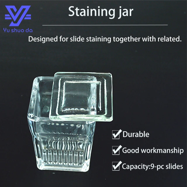 slide staining jar and staining rack