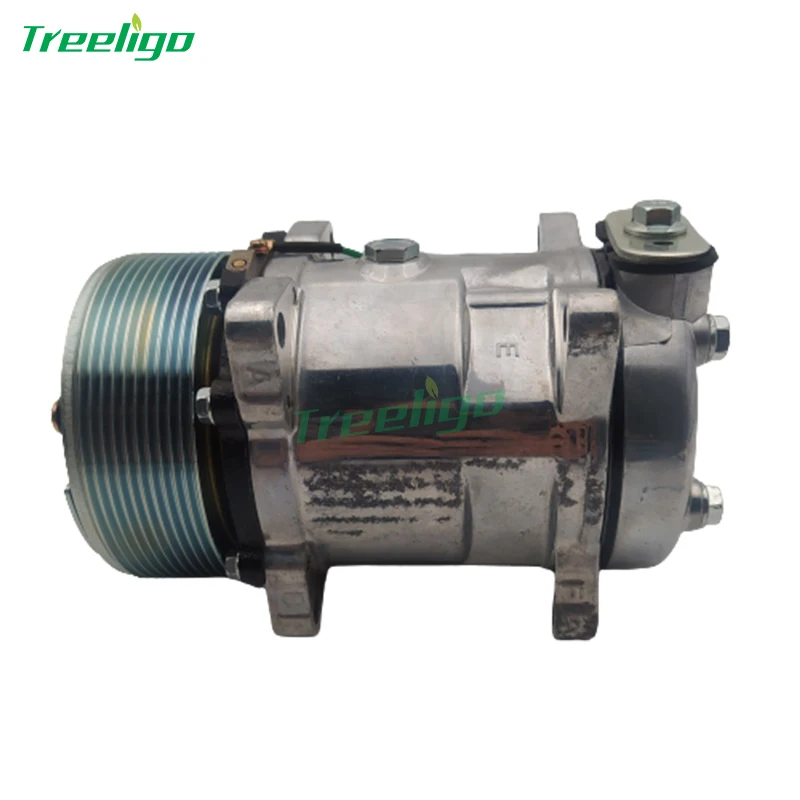 SD5H14 Car Compressor for Universal Vehicle Car air Conditioning System Compressor 119mm Black Pulley