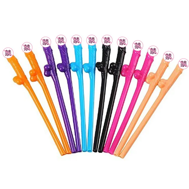 bachelor party colorful fun straws bachelors day simulation