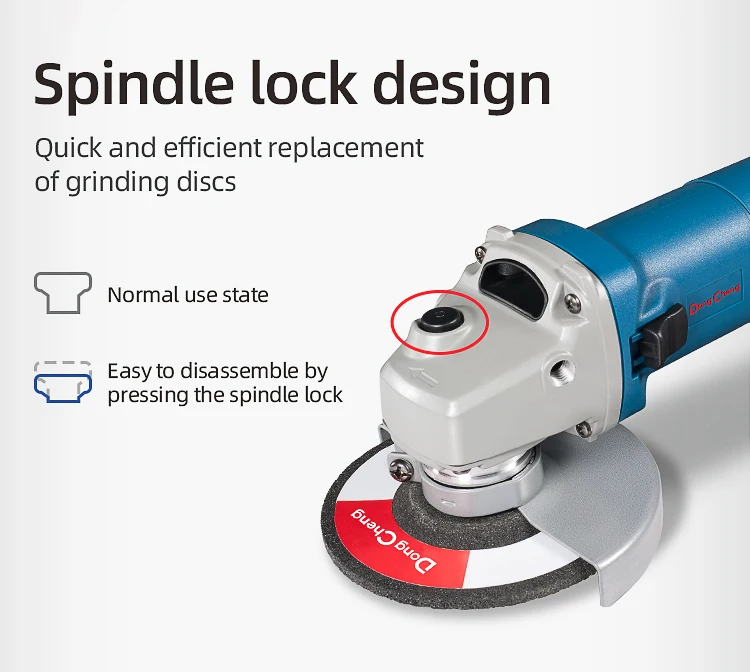 Dong Cheng Genuine Electric Angle Grinder Metal/wood/stone Grinding