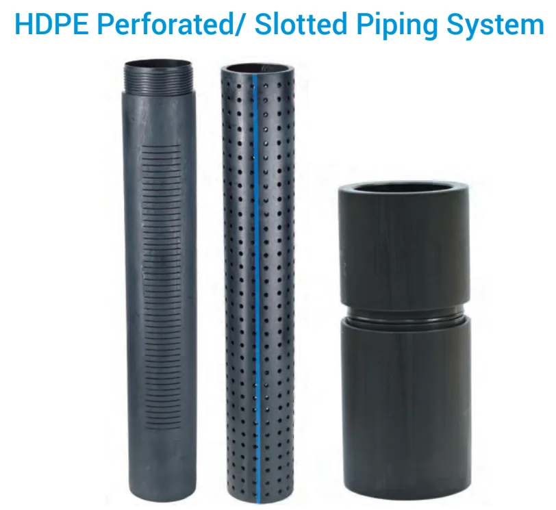 Iso 4427 Standard Hdpe Perforated Pipe Hdpe Plastic Perforated Drainage