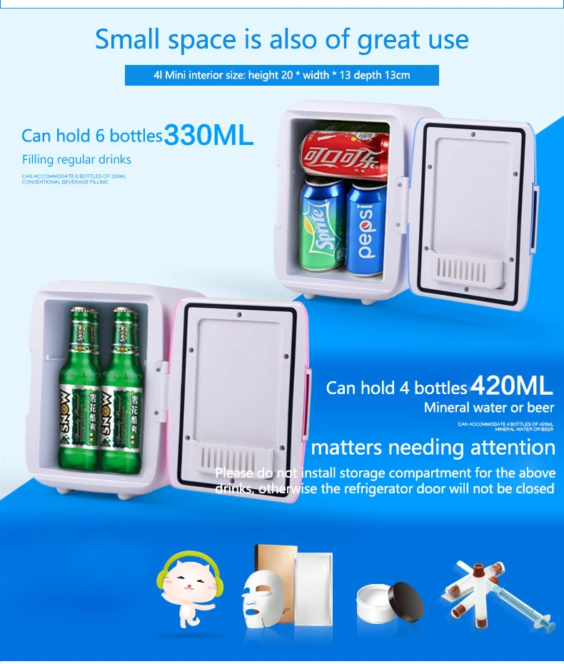 Portable Thermoelectric Cooler And Warmer Refrigerator Car Fridges