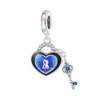 blue.Otc1467 - Ciondolo lucchetto dell'amore blu
