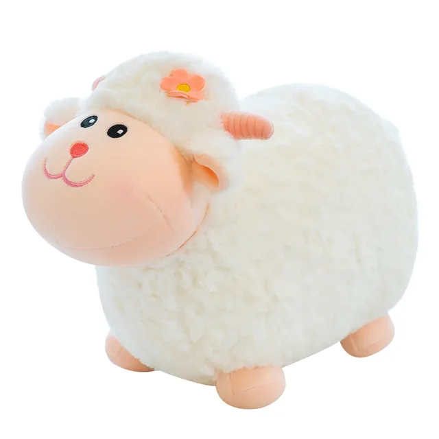 Unisex New Sheep Plush Toy PP Cotton-Filled Doll for Children Comfortable Bed Bedding Hot Wholesale Gift