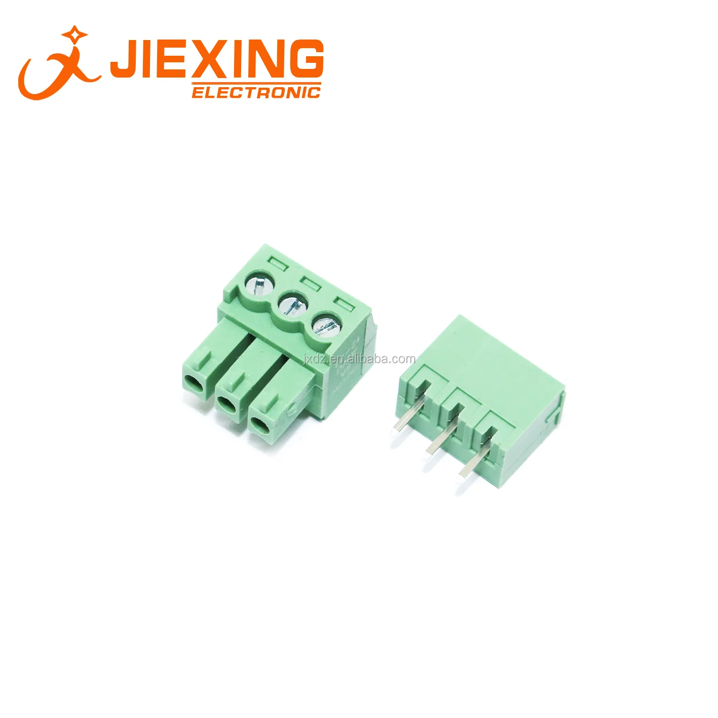 KF2EDG 3 81 мм 3pin way прямые контактный разъем + головки винта подключаемого модуля клеммной колодки печатного монтажа
