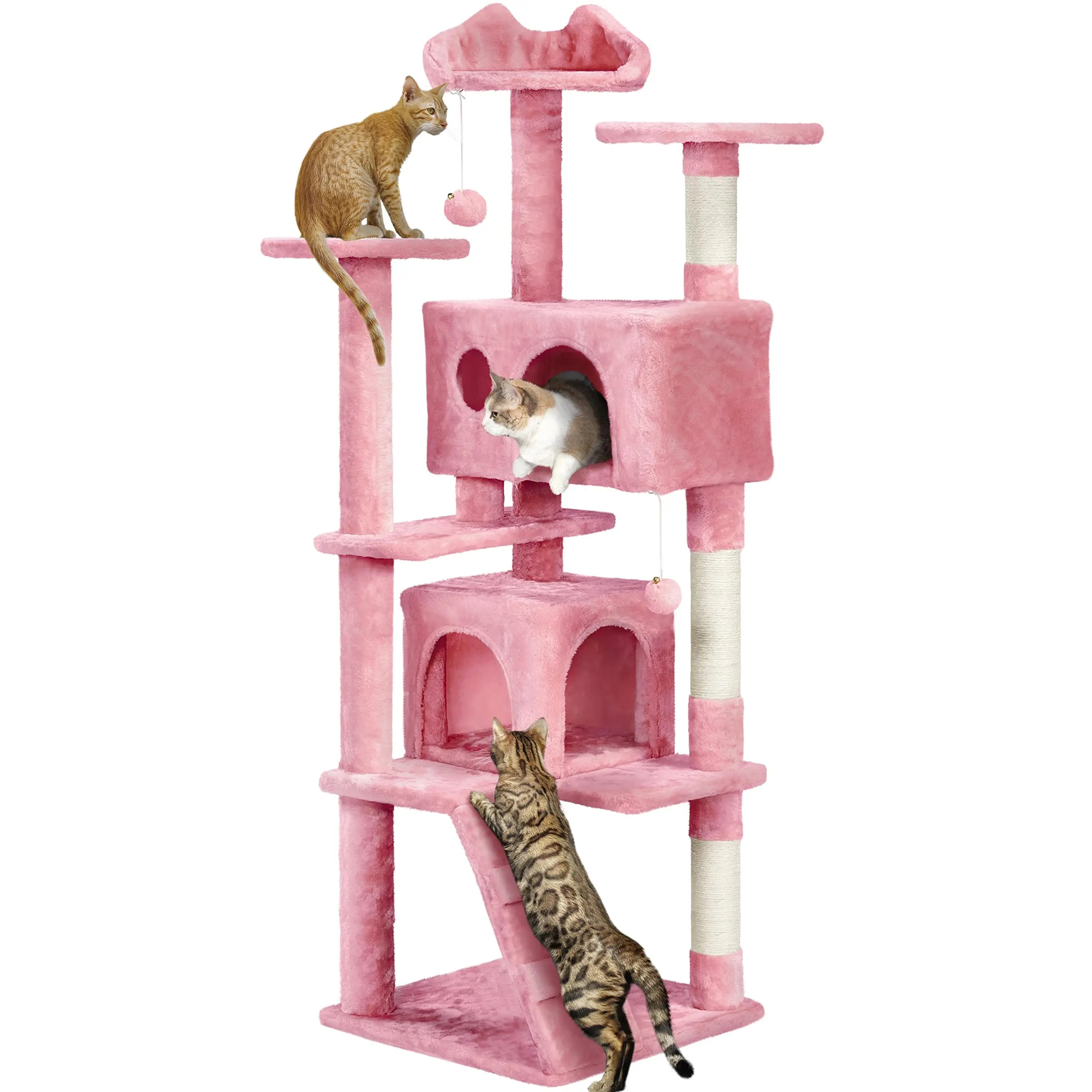 Large Luxury Cat Scratch Cat Trees Scratching Climbing Jumping Modern