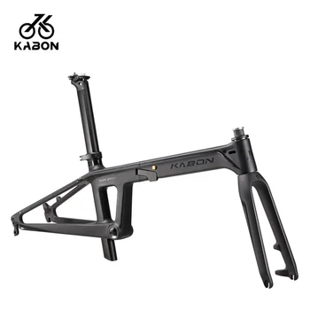 China factory T800 bicycle parts 20 inch carbon folding bike foldable bicycle frames lightweight frameset carbon fiber frame
