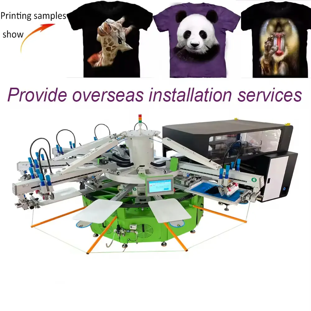 product dgt printing combine with automatic carousel screen printing equipment-3
