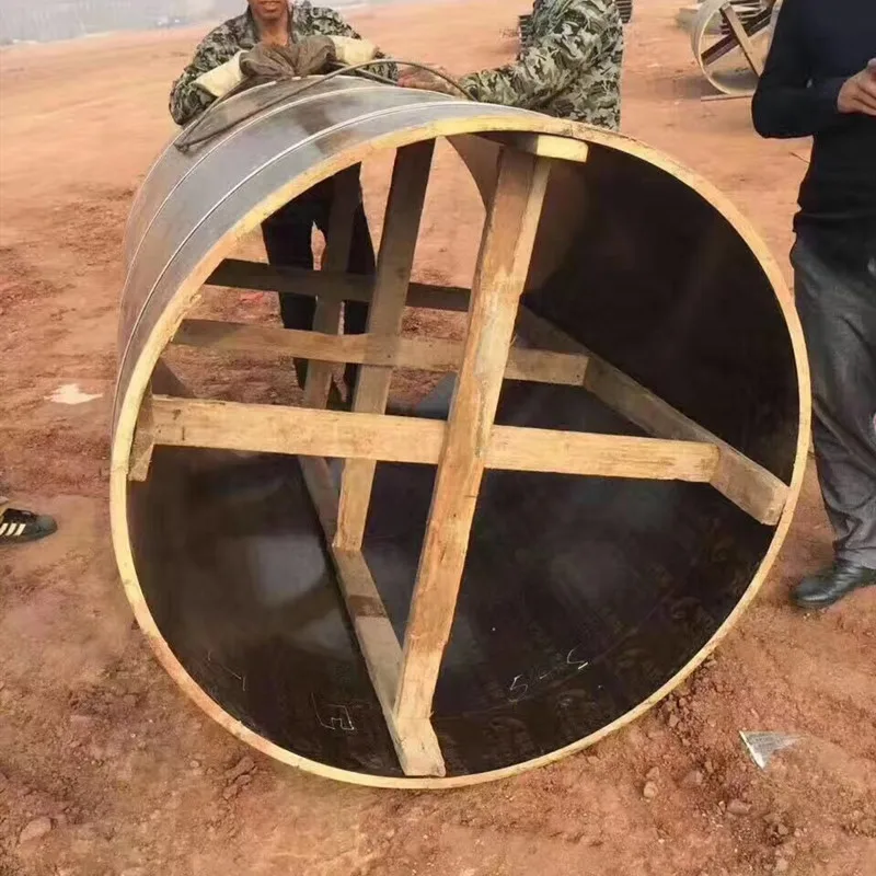 Circular Round Plywood Formwork for Construction Film Faced Plywood Column Concrete High Quality Free Steel Strip