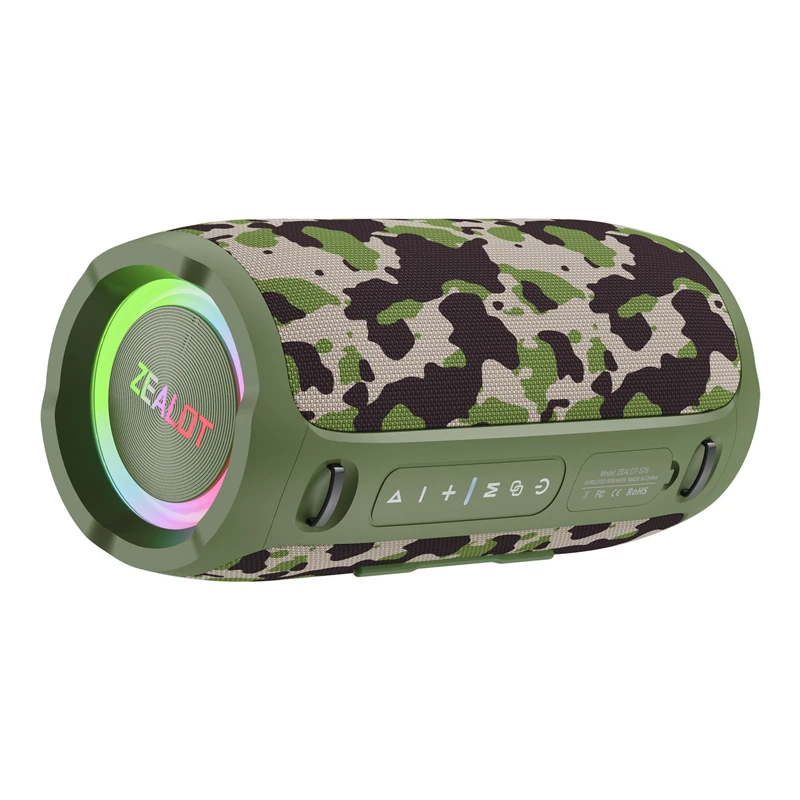 Wholesale Waterproof Wireless Stereo Zealot S76 Outdoor Blue Tooth