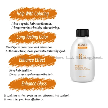 OEM Private Label Professional Hair Dye Cream Fast Coloring Permanent Hair Developer Wholesale Natural Peroxide Hair Color