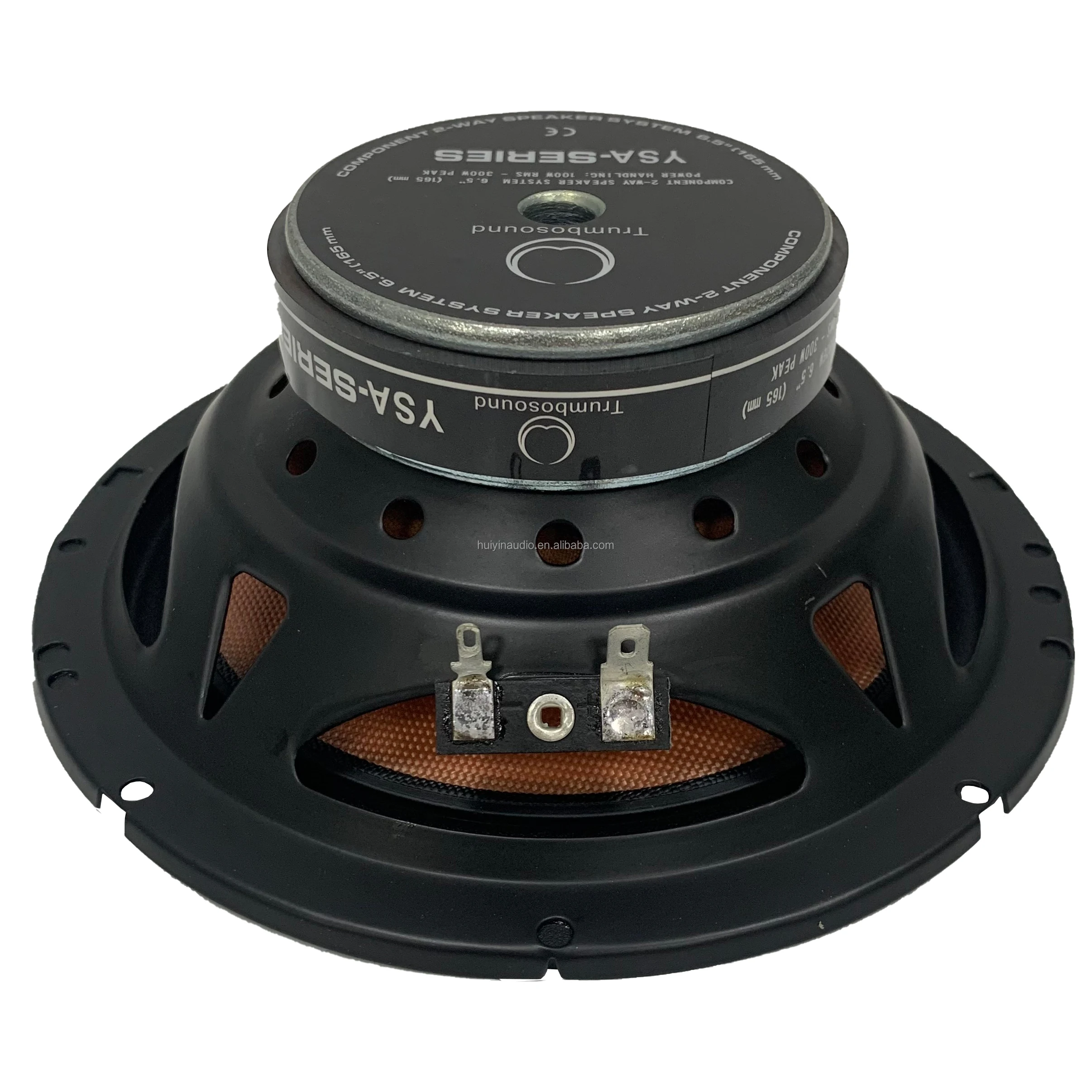 product 635 132t low price 65 inch car speaker whole set orange mid bass drivers with 2 audio crossovers and 2 speakers and 2 tweeters-2