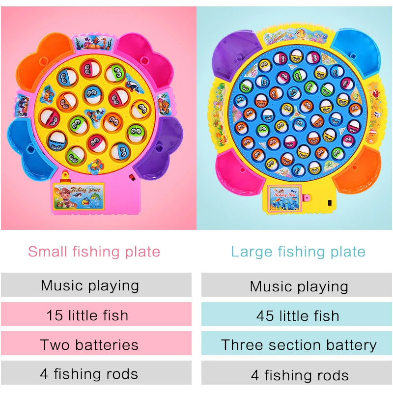 Buy Fishing Game Fishing Toy for Kids with 45 Fishes 4 Fishing