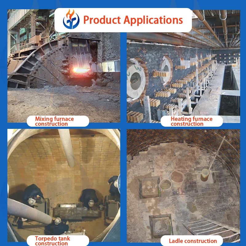 Excellent Thermal Shock Resistance Precast Brick for Glass Melting Furnaces Customizable Processing Service Cutting
