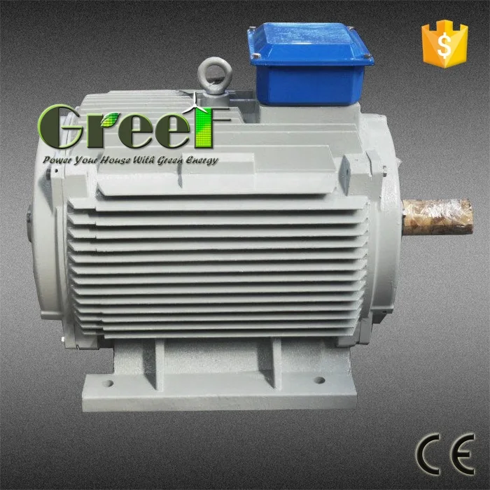 AC Megawatt 1MW Permanent Magnet Generator, Low Torque Higher Power