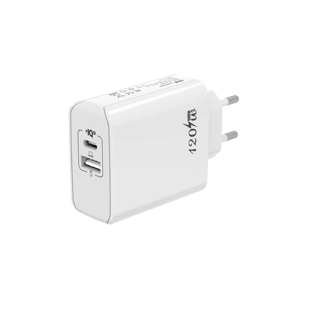 C5 120W Type-c+USB GaN dual port wall adapters super fast charger phone laptop charger EU/US/UK adapted for Samsung/Apple/Xiaomi