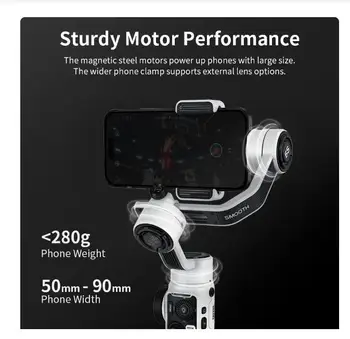 ZHIYUN Smooth 5S Combo Phone Handheld Gimbal Stabilizer 3 - Axis Phone Gimbal ZHIYUN Smooth 5S for iPhone Samsung Huawei Xiaomi detail image