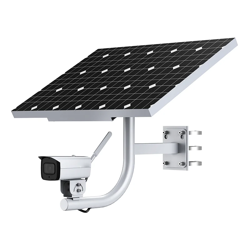 Outdoor 4G Solar Security Cameras Micro Power 50 mA - Black