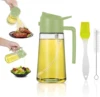 Verde con dos pinceles