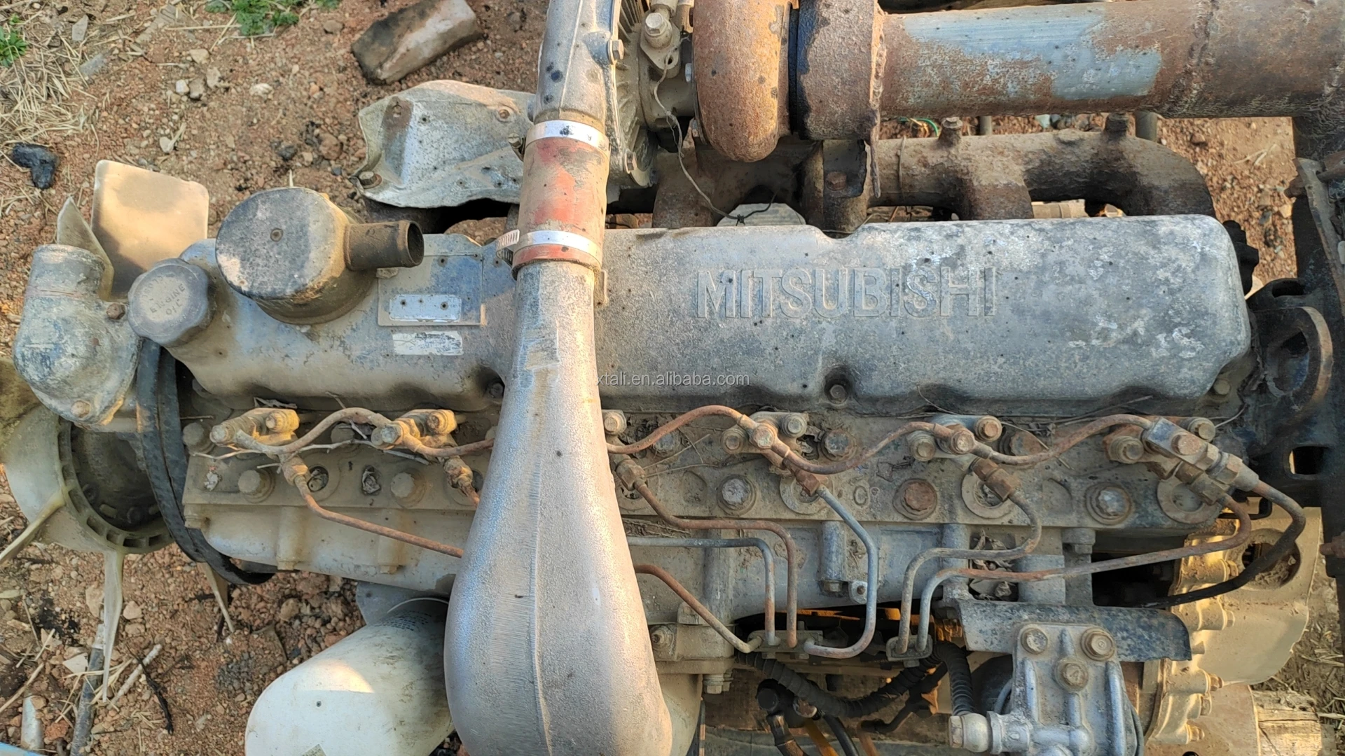 Well Running M1t Su B1shi 6d15 6d16 Complete Engine Used Assy With 6 ...