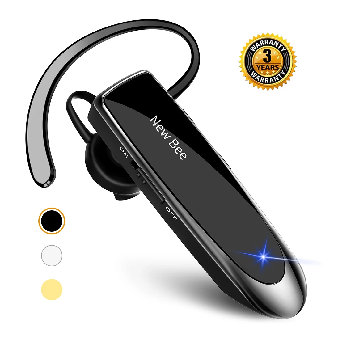 New Bee B41-auriculares de un solo oído, manos libres, auriculares