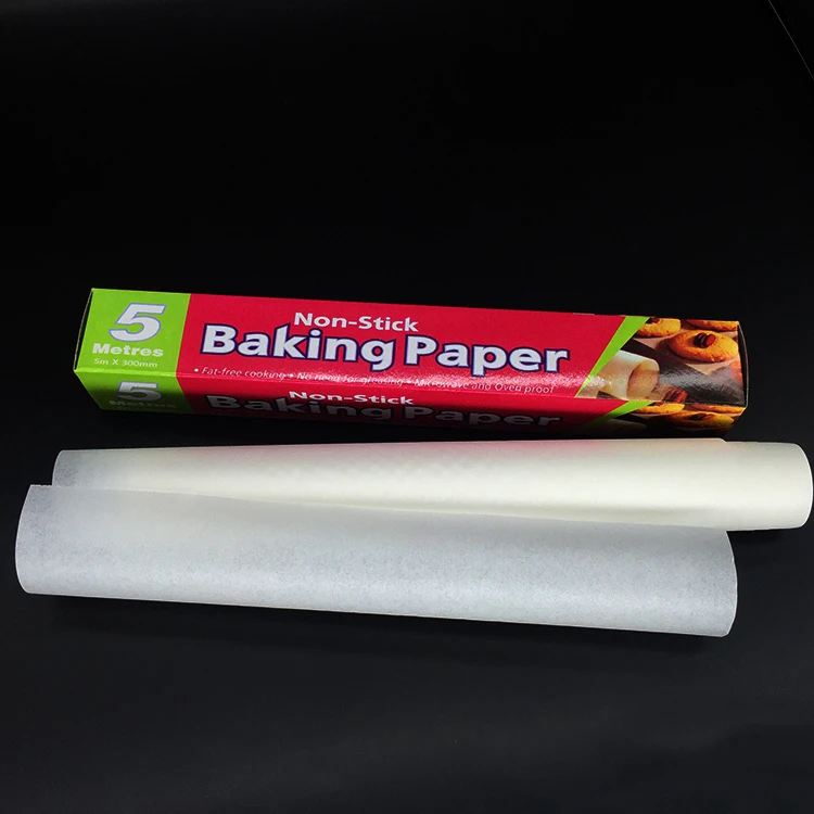 5M/100M High Temperature Double-sided Silicone Baking Paper Greaseproof  Paper Roll - China cooking paper and kitchen Paper price