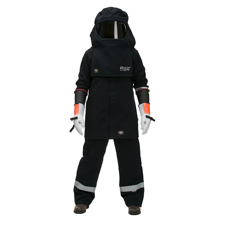 40cal Arc Flash Rated Electrical Safety Suit – Fire Proof Protective ...