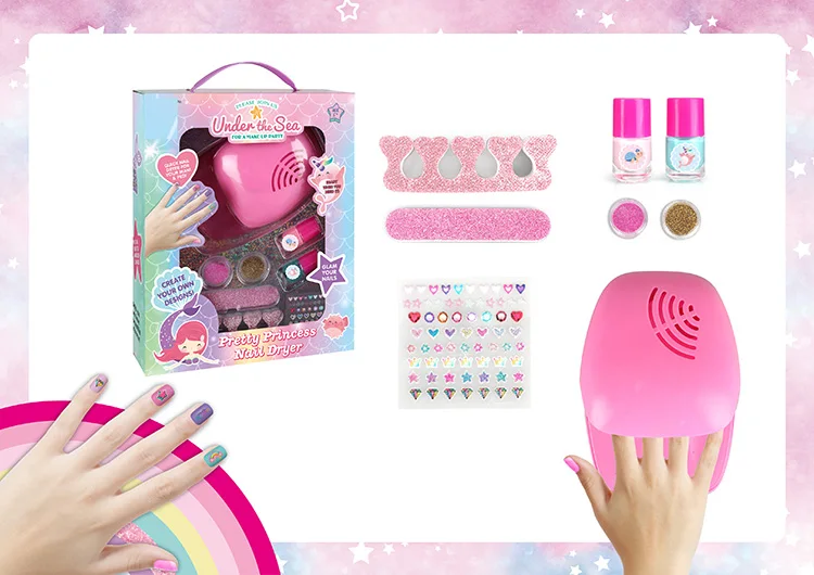 Qs Toy Safe Nontoxic Makeup Kit Pretend Play Kid Princess Real