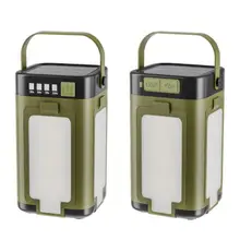 Shingel Solar Powered Camp Lantern Extendable 4 Leaf Sunlight Charging 2000mAh Night Market Stall Outdoor Collapsible Camp Lamp