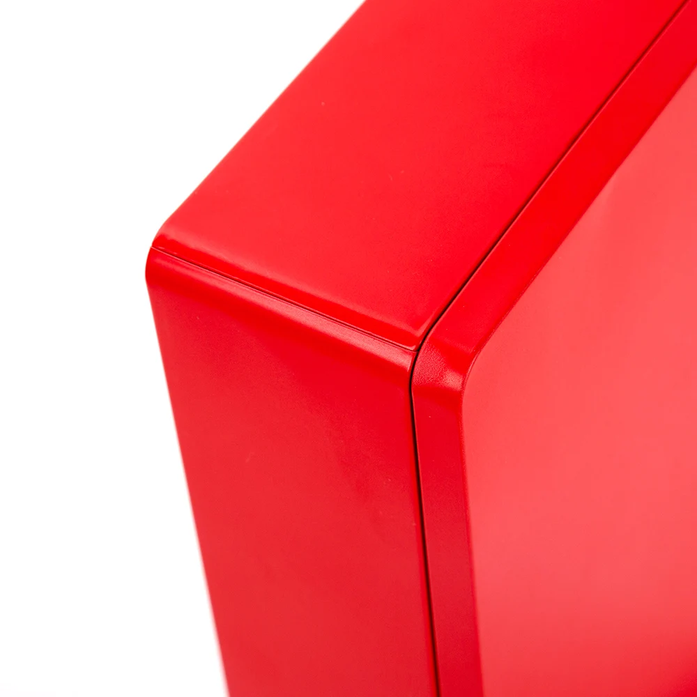 Прямоугольная пустая жестяная коробка высокого качества, Подарочная коробка для ювелирных изделий и хранения, Домашний Органайзер