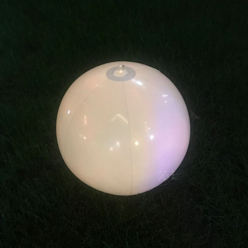 New Arrival Waterproof 60cm Giant Inflatable Glow Beach Balls Led Beach Ball Inflatable Light Up